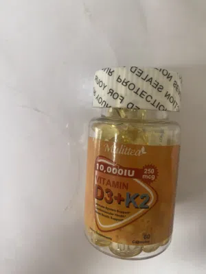 مكمل غذائي D3 مع K2