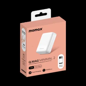 Power Bank Momax Q. MAG Minimal 2 Magnetic Wireless Power Bank 10000mAh