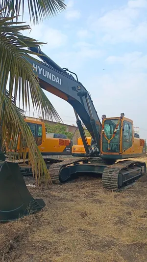 حفار هيونداي مقاس 340 ، 34 طن مع جنزير طويل