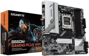 GIGABYTE B650M GAMING PLUS WIFI AM5 Motherboard جديد