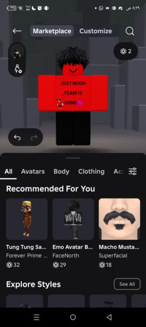 Roblox Accounts and Characters for Sale in Amman
