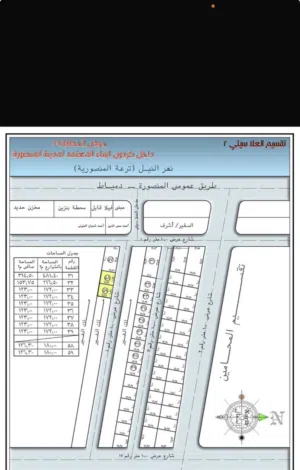 Residential Land for Sale in Mansoura Other