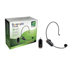 ميكروفون رأس لاسلكي احترافي Sacapu TTD-830