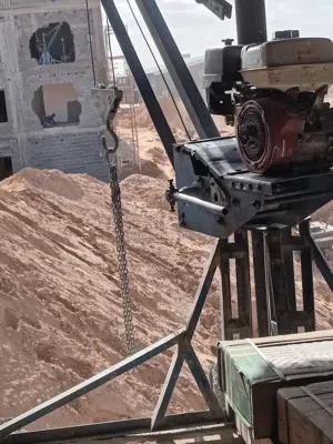 ونش لرفع جمیع موات البنا