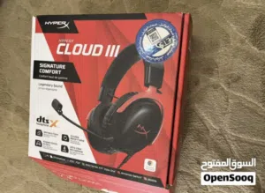 Hyperx cloud 3 open box سماعة جديدة