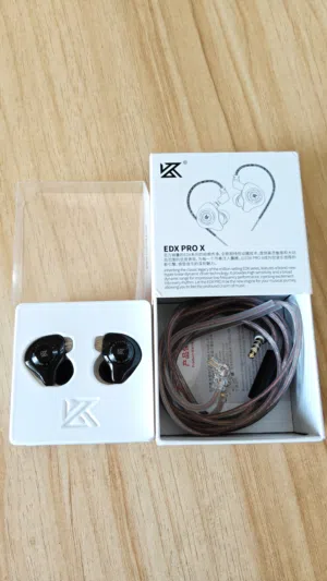 kz edx pro x iems earphones best for gaming and music deep bass with clearity