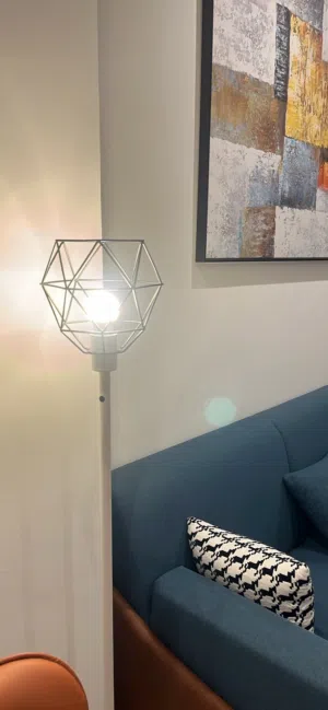 IKEA Floor lamp ( brunsta geometric style)