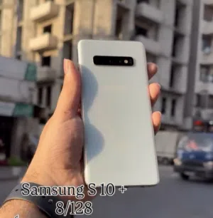 جالاكسي S10 بلس مستعمل بحالة ممتازة بدون الكرتونة 128 جيجا 16 رام متوفر عربي وامريكي متوفر توصيل