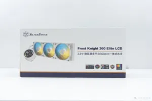 مبرد مائي أصلي سيلفرستون للمعالج SILVERSTONE FROST KNIGHT 360MM ELITE LCD WHITE INTEL LGA 1700 - AMD