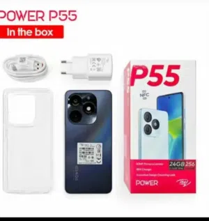 (الثقل190 غراما)  P55 (itel P55))b السُمك: 8.0 ملم )