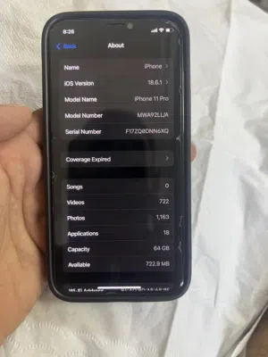 Apple iPhone 11 Pro 128 GB in Zarqa