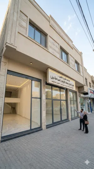 الرجاء قراءة الوصف محل كبير للايجار قرب الجسر الايطالي