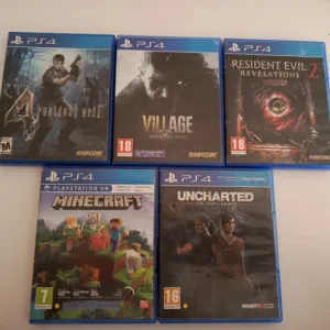 5 اشرطة ps4