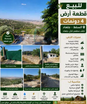 ارض استثماريه مميزه جدا للبيع