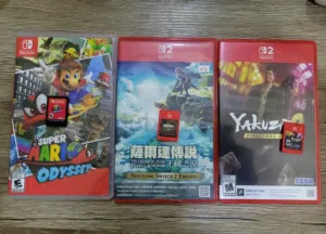 ألعاب نينتندو سويتش (ذا ليجند أوف زيلدا TOTK نسخة سويتش 2 + ماريو أوديسي + ياكوزا 0) Nintendo Switch