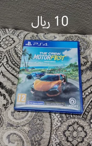 للبيع: شريط لعبة السيارات الشهيرة The Crew Motorfest للـ PS4