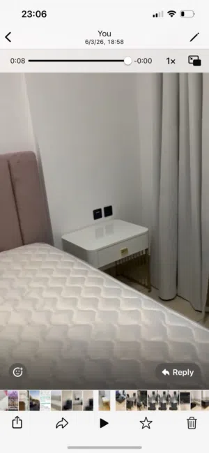 Bedroom set with mattress (5 pieces)