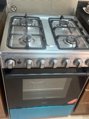 MIDEA GAS STOVE AVAILABLE, Built-in Safety Feature  & 60x60 SIZE, ONE GAS CYLINDER