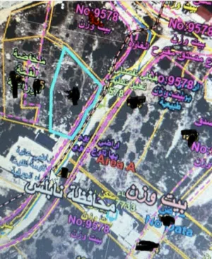 للبيع نمره ارض حدود اراضي بيت وزن قرب الملعب