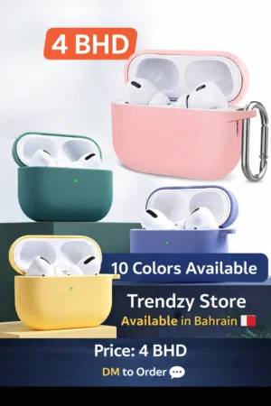 Stylish AirPods Pro 2 Case Cover  Soft Silicone Protection  10 Beautiful Colors Available