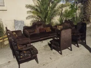 طقم كنب مستعمل بحال الوكاله