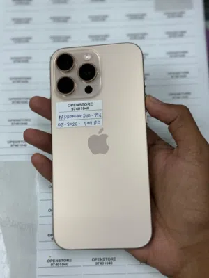 iPhone 16 pro max -256 GB , 99% BH - Absolutely All Great phone - Apple warranty 5/2026