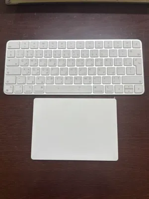 Apple keyboard and Apple Magic Trackpad