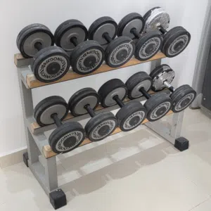 Technogym Dumblles w/ rack