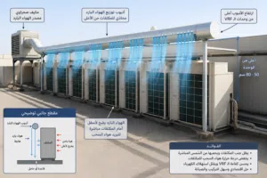 مشروع تحسين كفاءة التبريد وخفض استهلاك الكهرباء للمنشآت التجارية والمطاعم والمدارس والمستشفيات