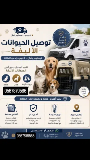 مندوب توصيل جميع حيوانات أليفه