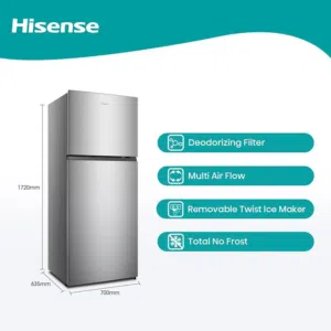 Hisense 488L Top Mount Refrigerator