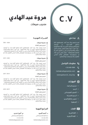 انشاء سيرة ذاتية انجليزي و عربي لجميع التقديمات ATS