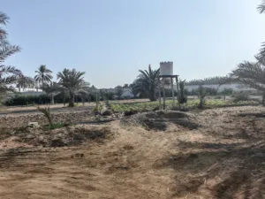 ارض زراعيه كورنر يوجد بها كهرباء وماء حكومي وبئر خاص للمزرعه