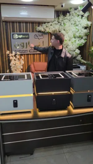 الخزانة الذكية الفاخرة – Vip ليست خزانة ب 499 شيكل فقطإنها قطعة تصميم راقٍ تعكس ذوقك شحن لاسلكي