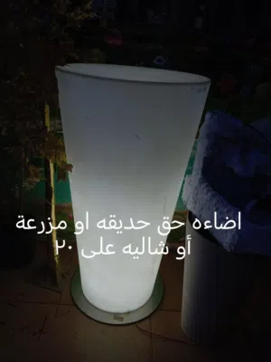 نافوره و إضاءة