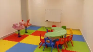 ارضيات فوم ملاعب روضات حضانة للحماية من الارتطام بالأرض سماكة عالية 2.5 سم مقاس القطعه متر مربع 1*1