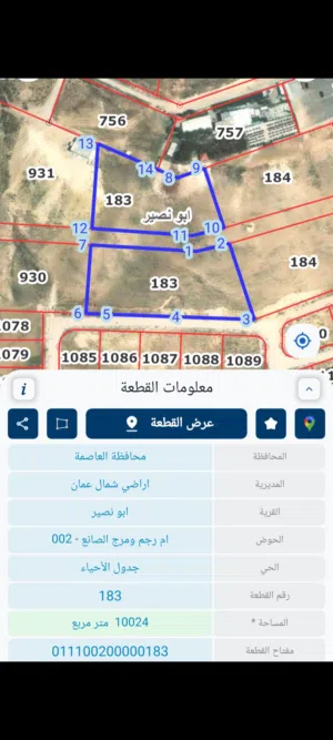 Mixed Use Land for Sale in Amman Abu Nsair