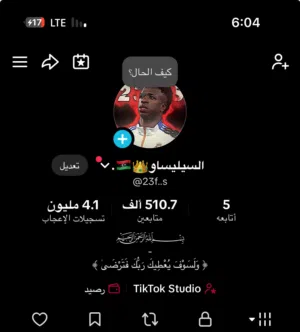 حساب تيك توك رقم واحد في الاكسبلور فيه 509k متابع