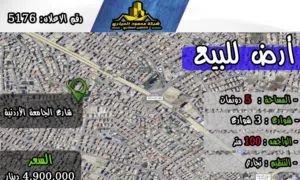 Commercial Land for Sale in Amman Jubaiha