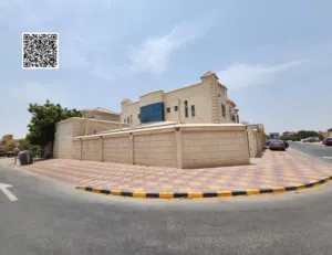 Umفيلا فاخرة للبيع زاوية على شارعين وسكة2صالةغرفة خادمةحوش واسعشامل التكييف والكهرباء والماء