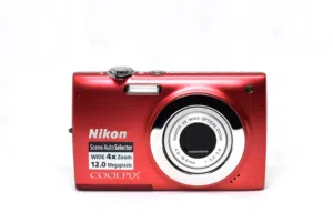 Nikon COOLPIX S2500 Red Digicam – 12MP Compact Camera