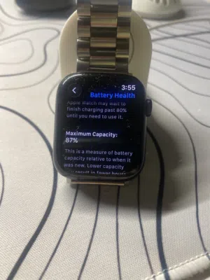 Apple Watch Series 7 87% battery