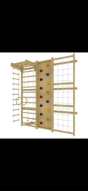 اطار التسلق ، مجموعة التسلق 8 في 1, اطار الانشطة الخشبي