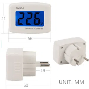 volt ac meter measure @ مقياس الفولتية للتيار الكهربائي يوضع باي ابريز
