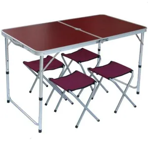 طاولات وكراسي للرحلات والحدائق والمسابح قابلة للطي وسهلة للحمل والنقل والتخزين للمنازل .