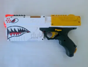 Custom Nerf Rival XVIII-500 Blaster – White Amazon Exclusive – 135+ FPS Spring Mod – Kronos Ghost Do