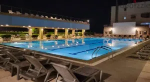 ,Chalet for rent in Siwar resort pool, wifi, sea view, electricity, 2 bedrooms