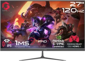 شاشة GameOn 27 بوصة IPS 120Hz Full HD – تدعم PS5 و FreeSync