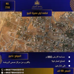 Residential Land for Sale in Amman Naour