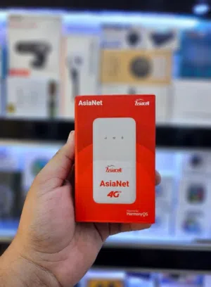 راوتر اسياسيل محمول+ انترنت شهري بسرعه 4G